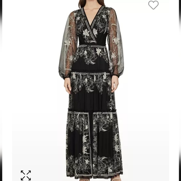 BCBGMAXAZRIA Synthetic Lily Embroidered Floral - Picture 5 of 17